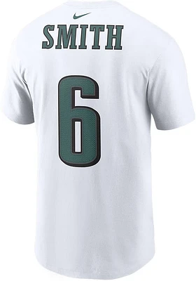 Devonta Smith Philadelphia Eagles Name Number Short Sleeve Player T Shirt