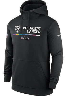 Nike Chicago Bears Mens Black CRUCIAL CATCH Hood