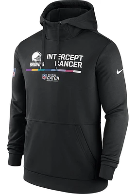 Nike Cleveland Browns Mens Black CRUCIAL CATCH DESIGN Hood