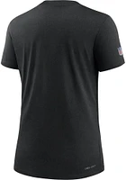 Nike Cleveland Browns Womens Black Crucial Catch Short Sleeve T-Shirt
