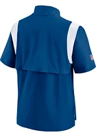 Nike Indianapolis Colts Mens Blue COACH Short Sleeve Jacket