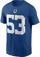 Shaquille Leonard Indianapolis Colts NAME AND NUMBER Short Sleeve Player T Shirt