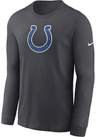 Nike Indianapolis Colts Grey TEAM LOGO Long Sleeve T Shirt