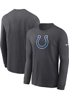 Nike Indianapolis Colts Grey TEAM LOGO Long Sleeve T Shirt