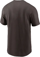 Nike Cleveland Browns Brown TEAM LOGO Short Sleeve T Shirt