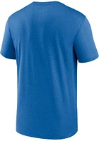 Nike Detroit Lions Blue SHOUTOUT Short Sleeve T Shirt