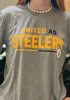 Nike Pittsburgh Steelers Grey SHOUTOUT Short Sleeve T Shirt