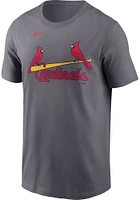 Albert Pujols St Louis Cardinals Charcoal Name And Number Short Sleeve Player T Shirt