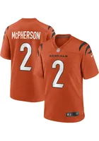 Evan McPherson  Nike Cincinnati Bengals Orange ALTERNATE GAME Football Jersey