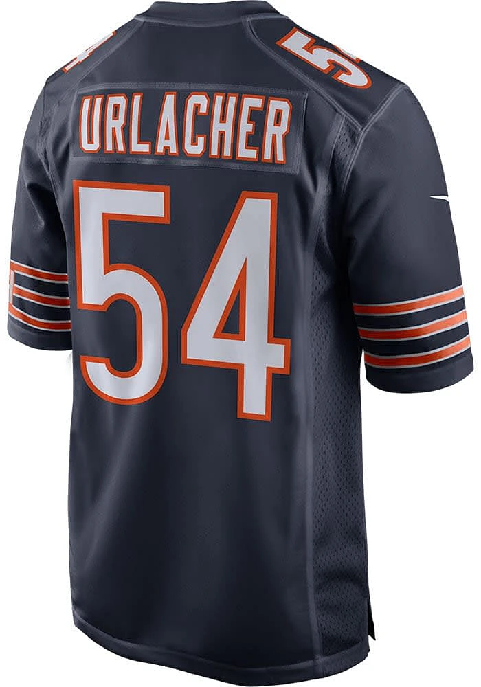 Brian Urlacher Nike Chicago Bears Navy Blue Home Game Football Jersey