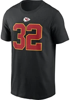 Nick Bolton Kansas City Chiefs Black NAME AND NUMBER Short Sleeve Player T Shirt