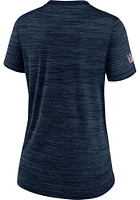Nike Chicago Bears Womens Navy Blue Velocity T-Shirt