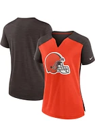 Nike Cleveland Browns Womens Orange Primetime T-Shirt