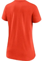 Nike Cleveland Browns Womens Orange Primetime Short Sleeve T-Shirt