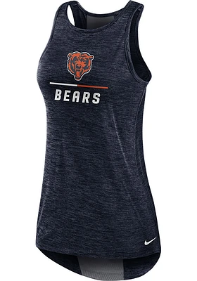 Nike Chicago Bears Womens Navy Blue Primetime Tank Top