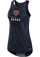 Nike Chicago Bears Womens Navy Blue Primetime Tank Top