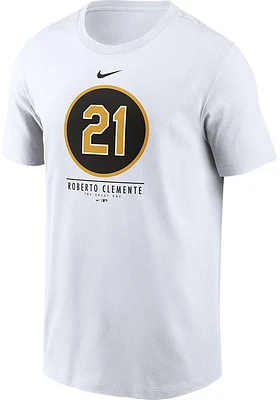 Roberto CLEMENTE Pittsburgh Pirates DAY ESSENTIAL Short Sleeve Player T Shirt