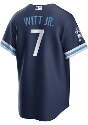 Bobby Witt Jr Kansas City Royals Mens Replica Connect Jersey - Navy Blue