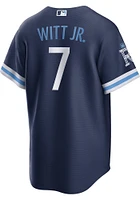 Bobby Witt Jr Kansas City Royals Mens Replica Connect Jersey - Navy Blue