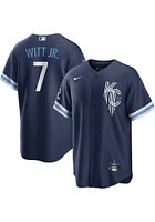 Bobby Witt Jr Kansas City Royals Mens Replica Connect Jersey - Navy Blue