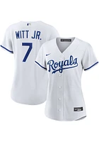 Bobby Witt Jr Kansas City Royals Womens Replica Home Jersey - White