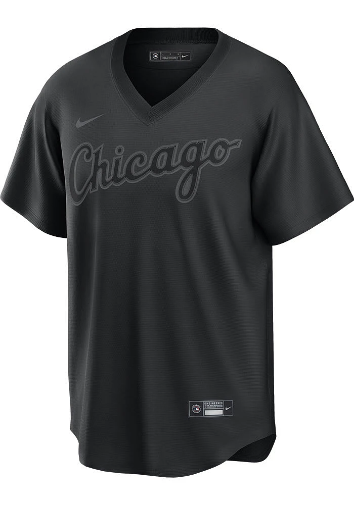 Chicago White Sox Mens Nike Replica Pitch Black Jersey