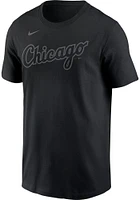 Tim Anderson Chicago White Sox Black Pitch Name And Number Short Sleeve Player T Shirt