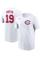 Joey Votto Cincinnati Reds White Iowa Collection Short Sleeve Player T Shirt