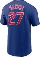 Seiya Suzuki Chicago Cubs Name And Number Short Sleeve Player T Shirt