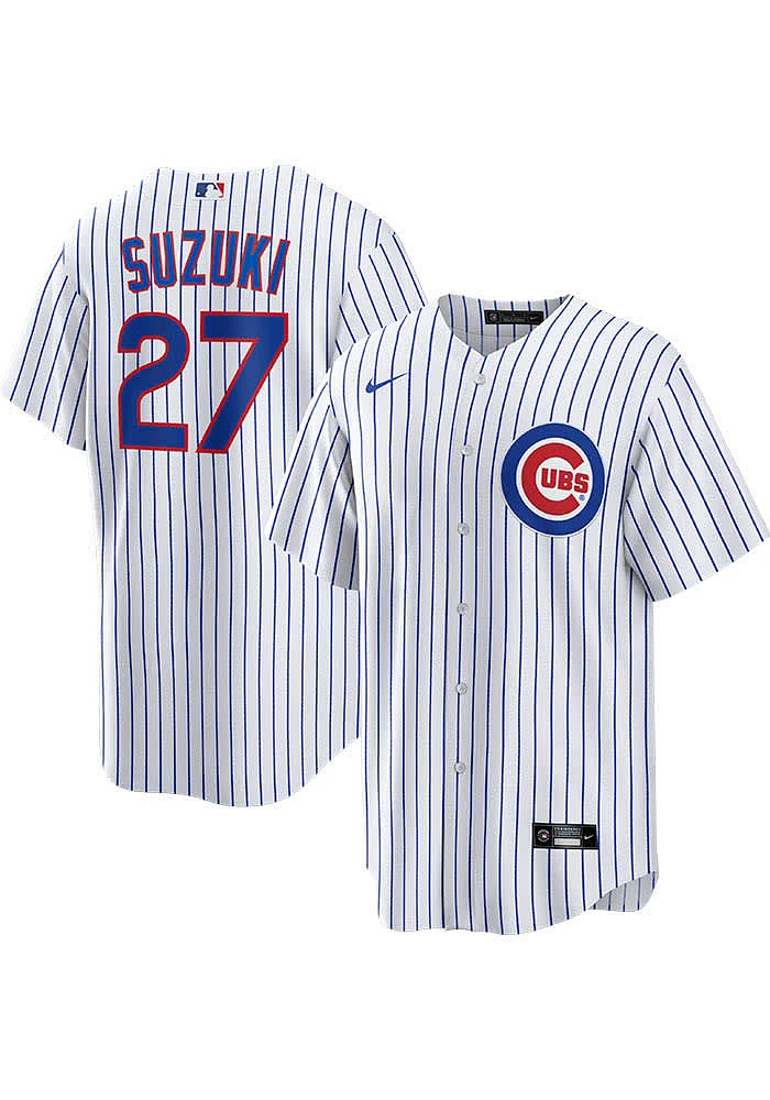 Seiya Suzuki Chicago Cubs Mens Replica Home Jersey - White