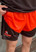 Nike Cleveland Browns Mens Orange KNIT Shorts