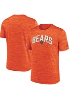 Nike Chicago Bears Orange SIDELINE VELOCITY Short Sleeve T Shirt
