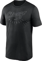 Nike Chicago White Sox Black Pitch Baseball Legend Short Sleeve T Shirt