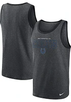 Nike Indianapolis Colts Mens Grey TRIBLEND Short Sleeve Tank Top