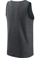 Nike Green Bay Packers Mens Grey TRIBLEND Short Sleeve Tank Top