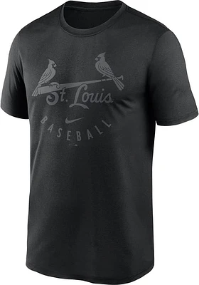 Nike St Louis Cardinals Black Pitch Baseball Legend Short Sleeve T Shirt