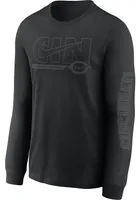 Nike Cincinnati Reds Black Pitch Local Long Sleeve T Shirt