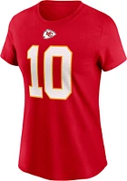 Tyreek Hill Kansas City Chiefs Womens Red Player T-Shirt