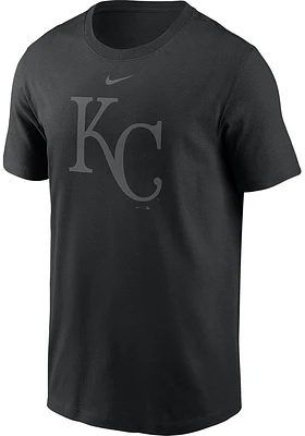 Nike Kansas City Royals Black Pitch Logo Short Sleeve T Shirt