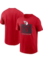 Nike Cleveland Guardians Red Rock Solid Short Sleeve T Shirt
