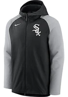 Nike Chicago White Sox Mens Navy Blue PLAYER THERMA FULL Zip JACKET Long Sleeve