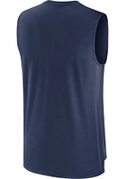 Nike Detroit Tigers Mens Navy Blue KNOCKOUT STACK EXCEED Short Sleeve Tank Top