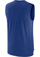 Nike Kansas City Royals Mens Blue KNOCKOUT STACK EXCEED Short Sleeve Tank Top