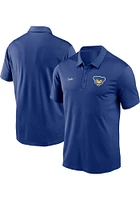 Nike Chicago Cubs Mens Blue COOPERSTOWN REWIND FRANCHISE Polo Short Sleeve