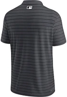 Nike Chicago White Sox Mens Black AC SS STRIPED Polo - CITY CONNECT Short Sleeve