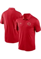 Nike Cincinnati Reds Mens Red COOPERSTOWN REWIND FRANCHISE Polo Short Sleeve