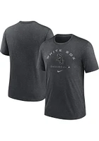 Nike Chicago White Sox Charcoal DRI-BLEND EARLY WORK Short Sleeve Fashion T Shirt