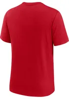 Cincinnati Reds Red COOPERSTOWN REWIND NUT TRI-BLEND Short Sleeve Fashion T Shirt