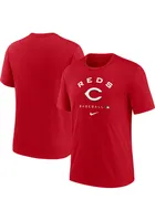 Nike Cincinnati Reds Red DRI-BLEND EARLY WORK Short Sleeve Fashion T Shirt