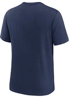 Nike Houston Astros Navy Blue COOPERSTOWN REWIND NUT TRI-BLEND Short Sleeve Fashion T Shirt